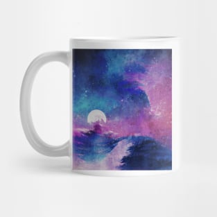 Moon and Waves Mug